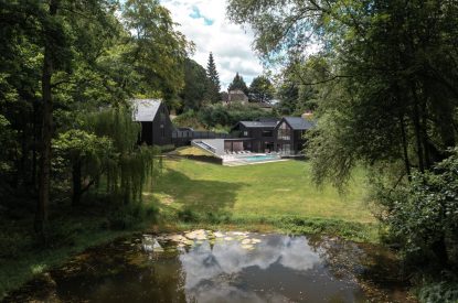 The grounds at Halo House, Cotswolds