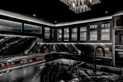 The kitchen at Halo House, Cotswolds