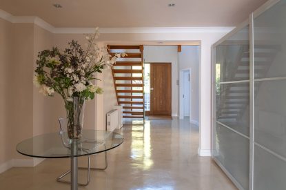 The entrance hall at Southwoods, Hampshire