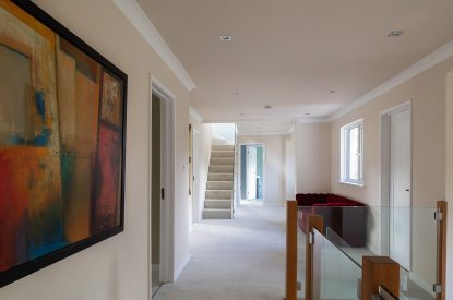 The landing at Southwoods, Hampshire