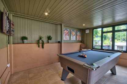 The games room at Olive Orchard, Cotswolds