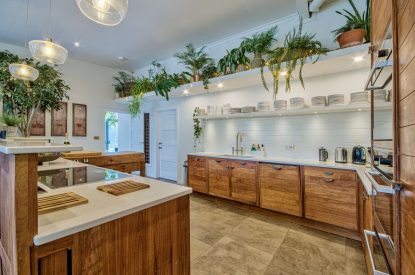 The kitchen at Olive Orchard, Cotswolds
