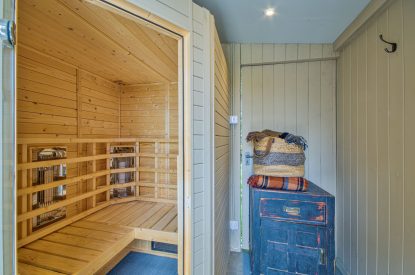 The sauna at Olive Orchard, Cotswolds