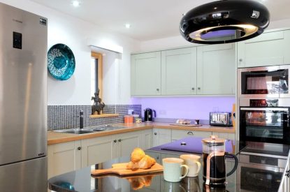 The kitchen at Garten Lodge, Highland