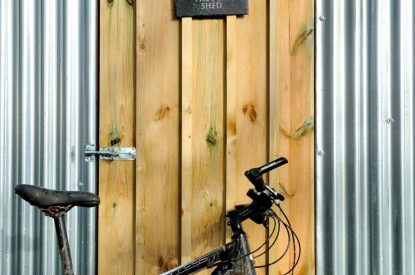 Bike shed at Garten Lodge, Highland