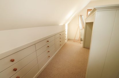 Dressing room at Garten Lodge, Highland