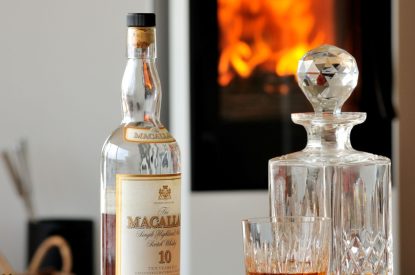 The living room at Garten Lodge, Highland