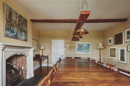 The dining room at Heron House, Peak District