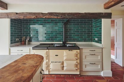 The kitchen at Heron House, Peak District