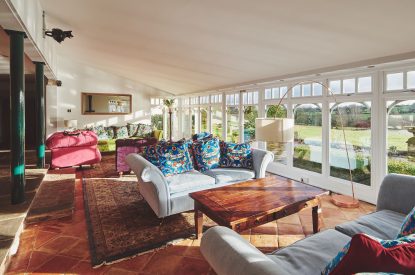 The sunroom at Heron House, Peak District