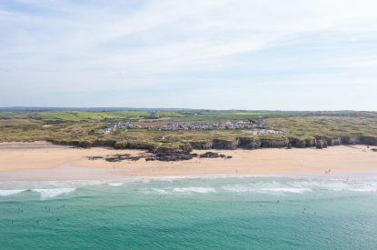 The beach near to Woolf, Cornwall
