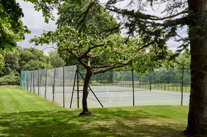 The tennis courts at North Wessex Manor, Oxfordshire