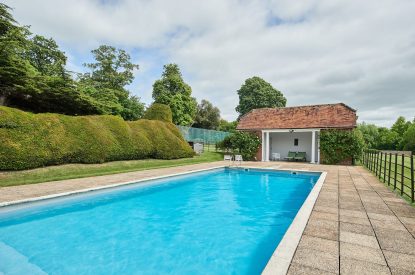 The swimming pool at North Wessex Manor, Oxfordshire