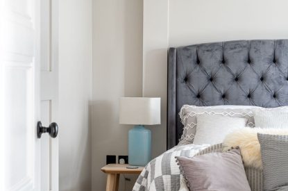 A bedroom at The Bay at Beadnell, Northumberland