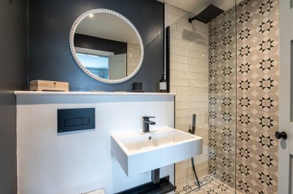 A bathroom at The Bay at Beadnell, Northumberland