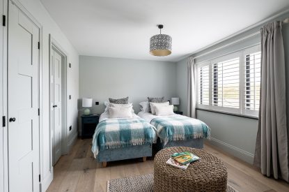 A bedroom at The Bay at Beadnell, Northumberland
