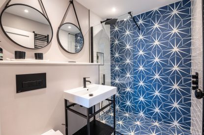 The bathroom at The Bay at Beadnell, Northumberland