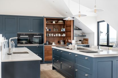 The kitchen at The Bay at Beadnell, Northumberland