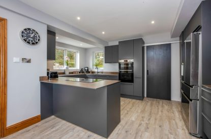 The kitchen at Seahaven, Devon