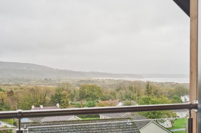 The balcony at Ty Megan, Gower