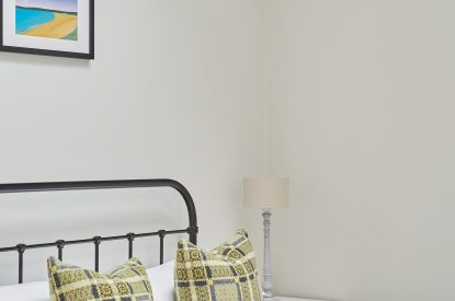 A bedroom at Ty Megan, Gower