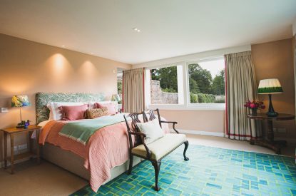 A bedroom at The Garden House, Edinburgh 