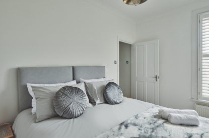 A bedroom at Hollie Cottage, Lancashire