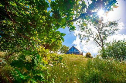 The exterior of Serenity Retreat, Devon
