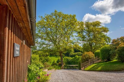 The exterior of Serenity Retreat, Devon