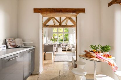 The garden lounge at Meadow Cottage, Cotswolds