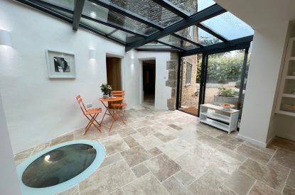 The atrium at Willow Cottage, Cotswolds