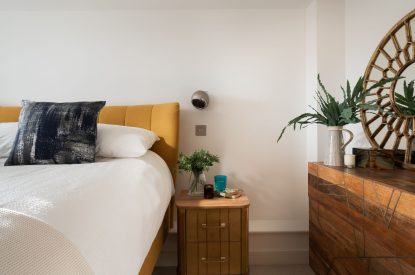 A double bedroom at Fable Cottage, Cornwall