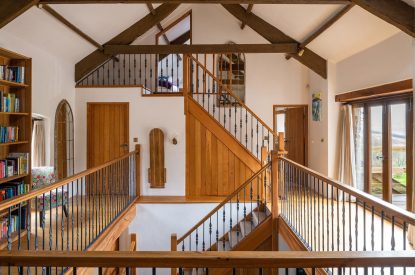 Landing area at Valley View Barn, Devon