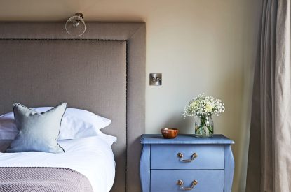 A bedroom at The Peacock, Ledbury