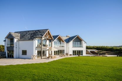 The gardens at Ocean View, Cornwall