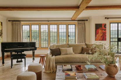 The living room at Chipping House, Cotswolds