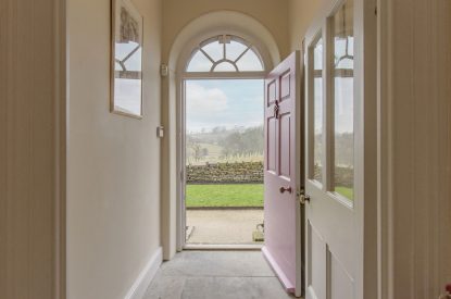 The entrace hall at Aaru House, Yorkshire Dales