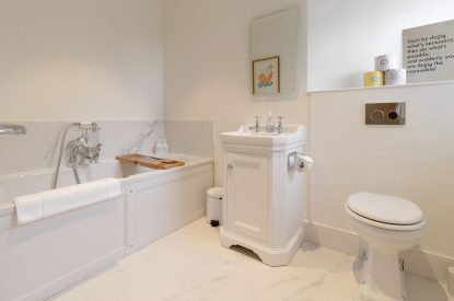 A bathroom at Aaru House, Yorkshire Dales