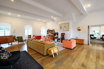The living room at Elysium House, Yorkshire Dales