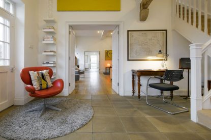 The entrance hall at Elysium House, Yorkshire Dales