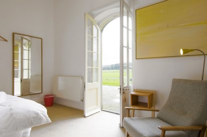 A super king size bedroom at Elysium House, Yorkshire Dales