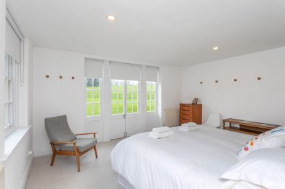 A super king size bedroom at Elysium House, Yorkshire Dales