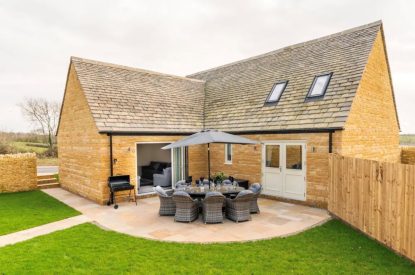 The garden at Honey Stone Cottage, Cotswolds