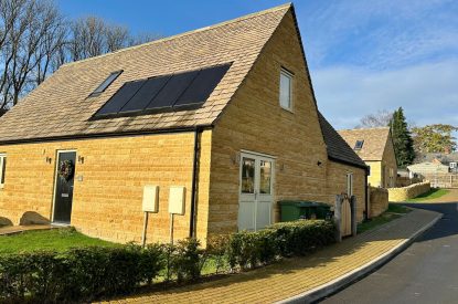 The exterior of Honey Stone Cottage, Cotswolds