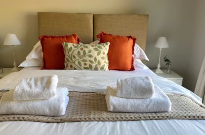 A double bedroom at Honey Stone Cottage, Cotswolds