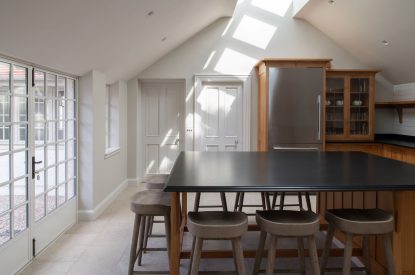 The kitchen at Muirfield Green, East Lothian