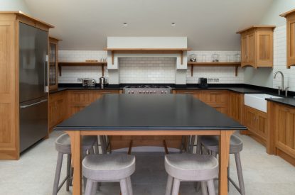 The kitchen at Muirfield Green, East Lothian