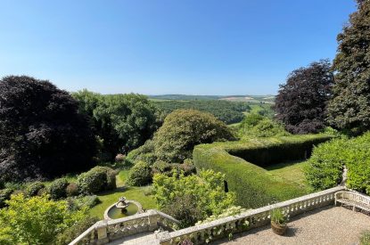 Countryside views at Chulmleigh Manor, Devon