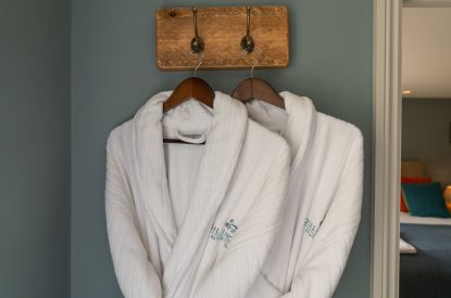 Bathrobes at Poppy Cottage, Somerset