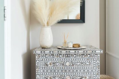 A bedroom at Driftwood House, Dorset